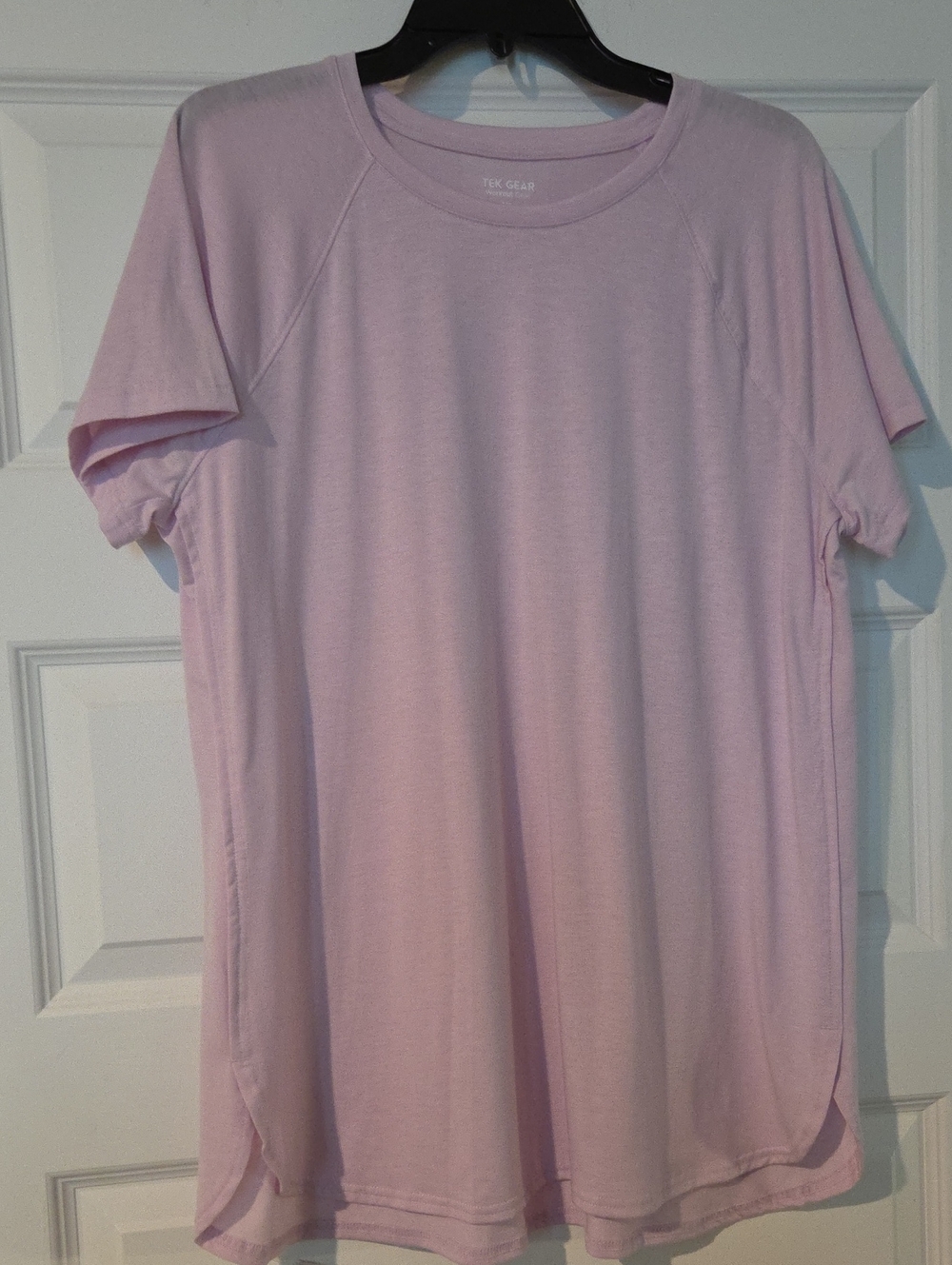 tek gear pastel pink crew neck tee